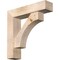 Ekena Millwork Westlake Block Smooth Bracket w/ Offset Brace, Douglas Fir, 7 1/2"W x 32"D x 32"H BKT0806X32X32WTL05SDF - alternate 1